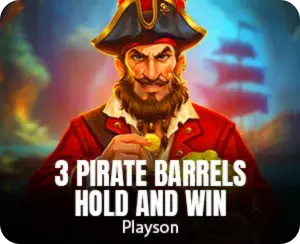3 Pirate Barrels