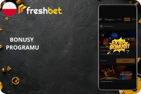 Program bonusu powitalnego Freshbet z ekskluzywnymi nagrodami dla nowych graczy